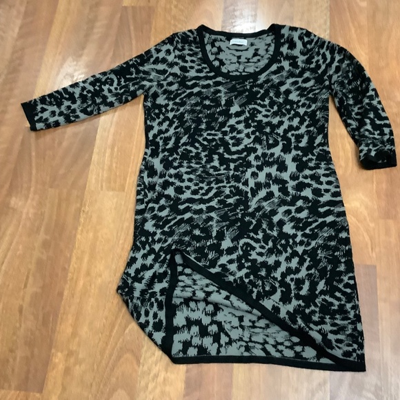 Calvin Klein knit sweater dress Large 3/4 sleeves - Picture 7 of 9